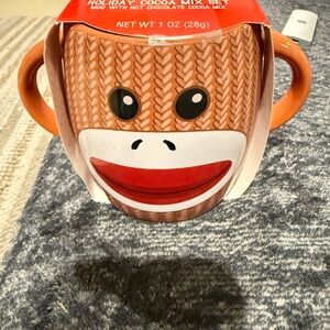 Monkey Face Mug with Hot Cocoa Mix